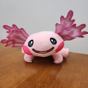 Axolotl Plush New Mexican Walking Fish Salamander Pink